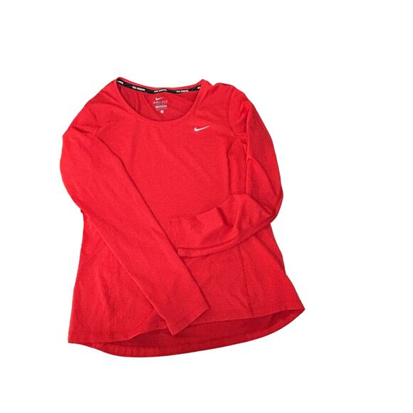 Nike Workout 2 Piece Lot Women's Small Long Sleeve Red Shirt Black Tank Top - Picture 5 of 12
